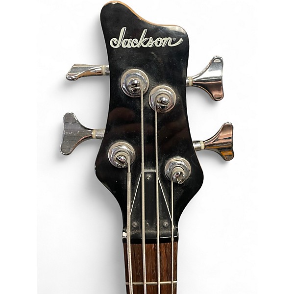 Used Jackson 4 STRING BASS Black Electric Bass Guitar