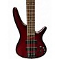 Used Ibanez SR505 5 String Satin Red Electric Bass Guitar