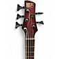 Used Ibanez SR505 5 String Satin Red Electric Bass Guitar