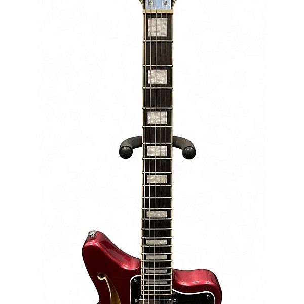 Used D'Angelico Premier Bedford Burgundy Mist Hollow Body Electric Guitar