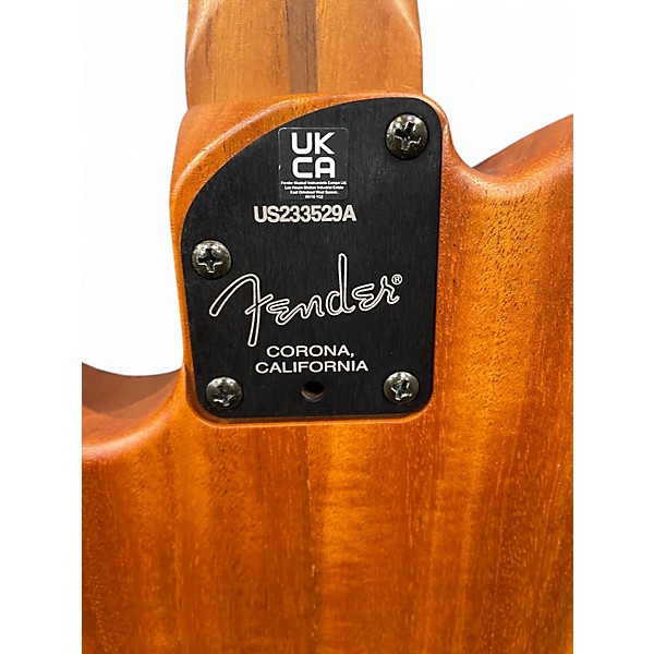 Used Fender American Acoustasonic Telecaster Sunburst Acoustic Electric Guitar