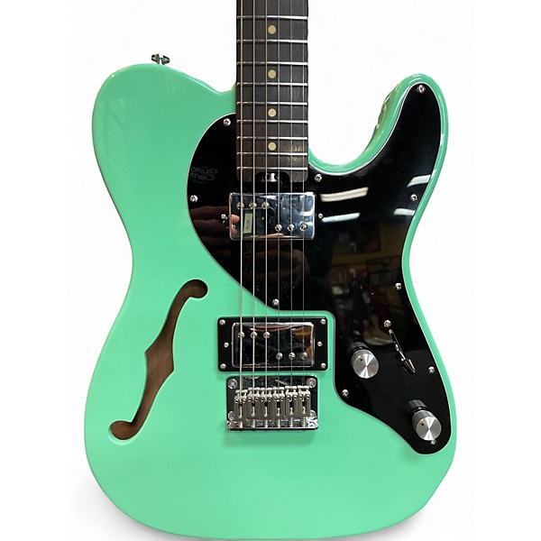 Used Eart ETT72 MINT GREEN Solid Body Electric Guitar