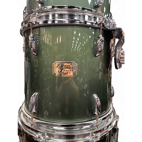 Used Pearl 6 Piece Export Charcoal Metalic Drum Kit