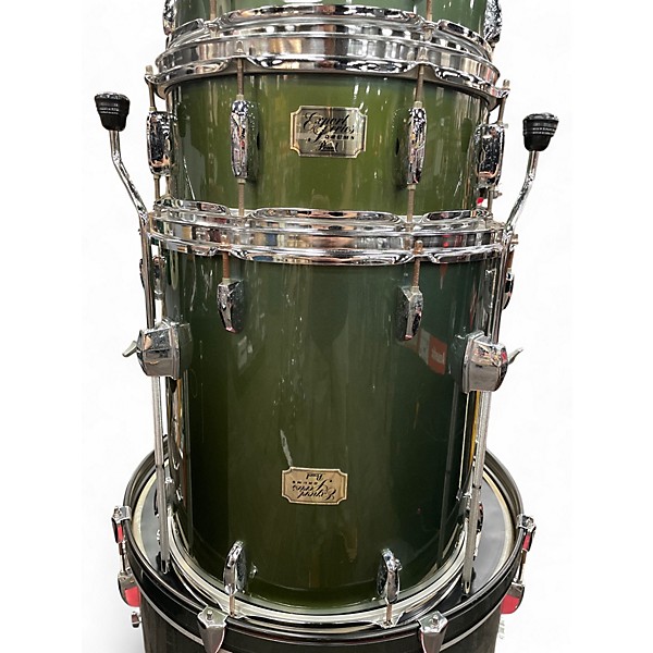 Used Pearl 6 Piece Export Charcoal Metalic Drum Kit