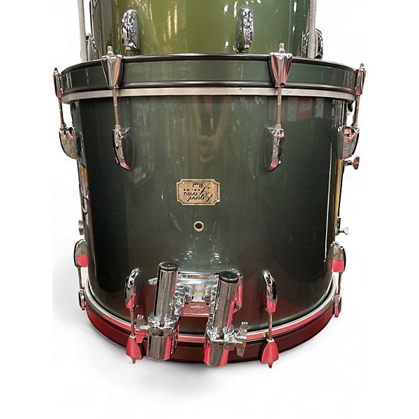 Used Pearl 6 Piece Export Charcoal Metalic Drum Kit