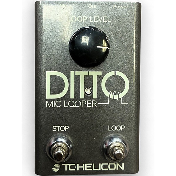 Used TC Helicon Ditto mic looper Pedal