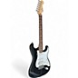 Used Fender Standard Stratocaster Black and White Solid Body Electric Guitar thumbnail