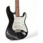 Used Fender Standard Stratocaster Black and White Solid Body Electric Guitar