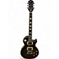 Used Epiphone Les Paul Classic Trans Black Solid Body Electric Guitar thumbnail