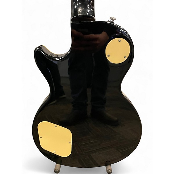 Used Epiphone Les Paul Classic Trans Black Solid Body Electric Guitar