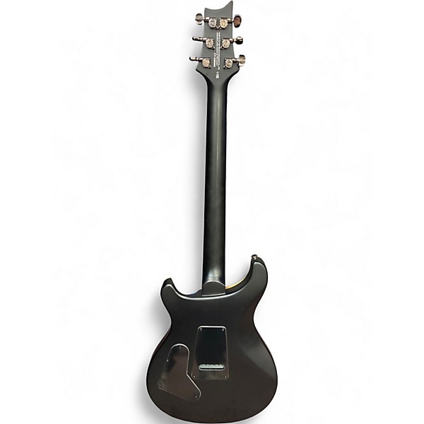 Used PRS SE Exotic Custom 24-08 Poplar Burl Lake Blue Midnight Burst Solid Body Electric Guitar