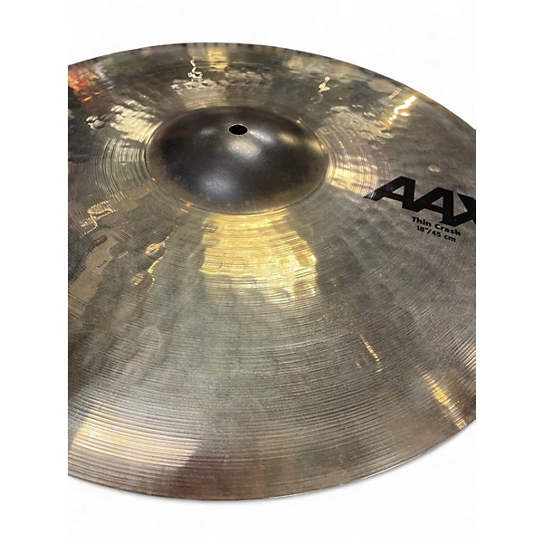 Used SABIAN 18in AAX Thin Studio Crash Cymbal