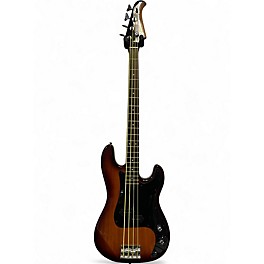 Used Silvertone P Style Sunburst Electric Bass Guitar