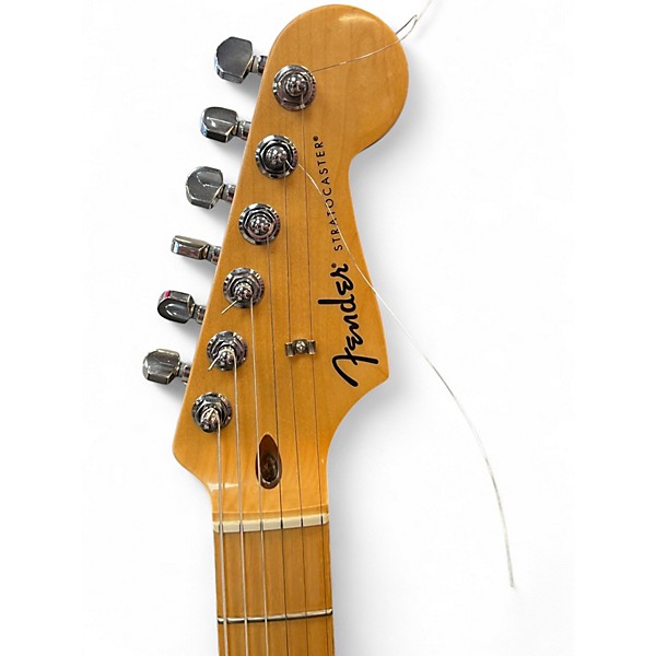 Used Fender Standard Stratocaster HSS Metallic Aqua Marine Solid Body Electric Guitar