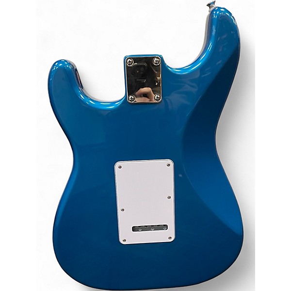 Used Fender Standard Stratocaster HSS Metallic Aqua Marine Solid Body Electric Guitar