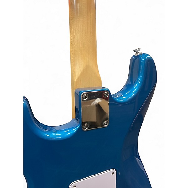 Used Fender Standard Stratocaster HSS Metallic Aqua Marine Solid Body Electric Guitar