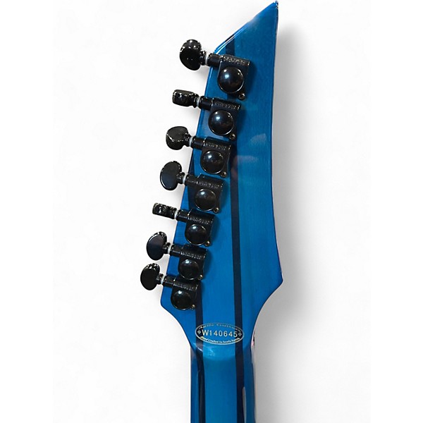 Used Agile Septor 727 7 String Ocean Burst Solid Body Electric Guitar