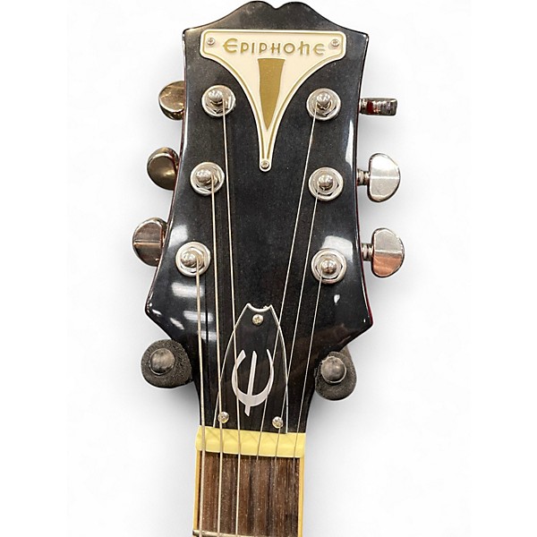 Used 2014 Epiphone Wildkat Wine Red Hollow Body Electric Guitar