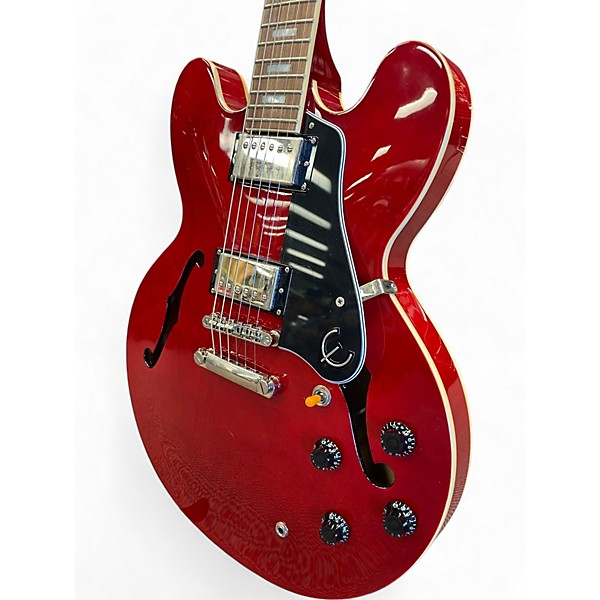 Used Epiphone ES335 Pro Cherry Hollow Body Electric Guitar