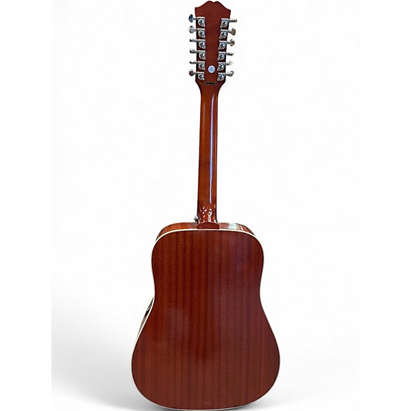 Used Epiphone Hummingbird 12 String Aged Cherry Sunburst 12 String Acoustic Electric Guitar
