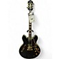 Used Epiphone Sheraton II Ebony Hollow Body Electric Guitar thumbnail