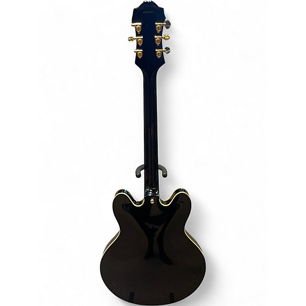 Used Epiphone Sheraton II Ebony Hollow Body Electric Guitar