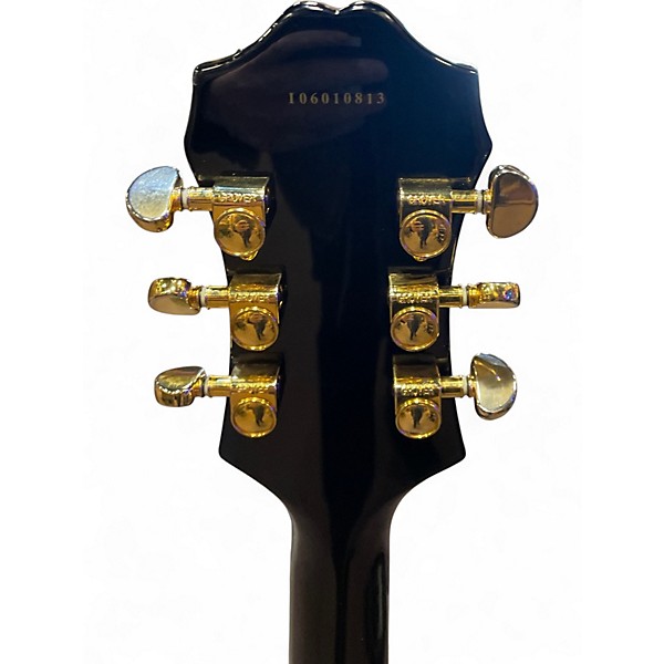 Used Epiphone Sheraton II Ebony Hollow Body Electric Guitar