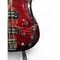 Used Yamaha TRBX604FM Trans Red Electric Bass Guitar