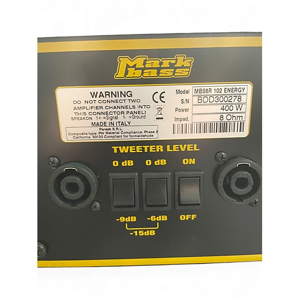 Used Markbass CAB 2X10 Bass Cabinet