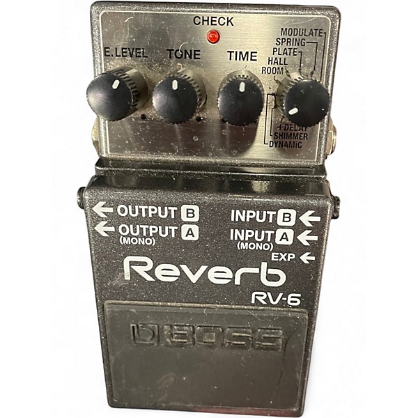 Used BOSS RV6 Digital Reverb Effect Pedal