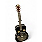 Used SAGA Regal Black Lightning Black Resonator Guitar thumbnail