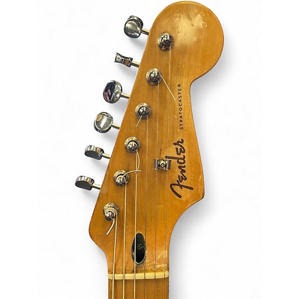 Used 2005 Fender Artist Series Jimmie Vaughan Tex-Mex Stratocaster Candy Apple Red Solid Body Electric Guitar