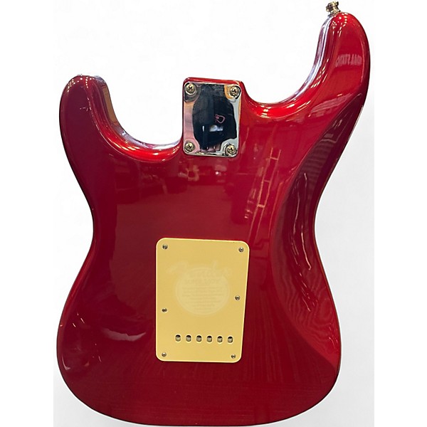 Used 2005 Fender Artist Series Jimmie Vaughan Tex-Mex Stratocaster Candy Apple Red Solid Body Electric Guitar