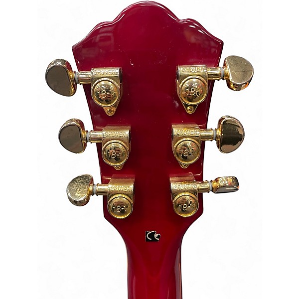 Used Washburn HB35 Wine Red Hollow Body Electric Guitar