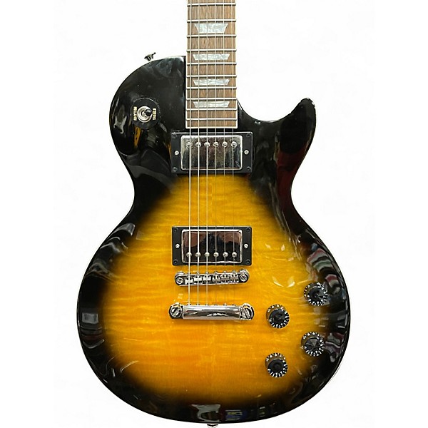 Used Epiphone Les Paul Tribute Plus Vintage Sunburst Solid Body Electric Guitar