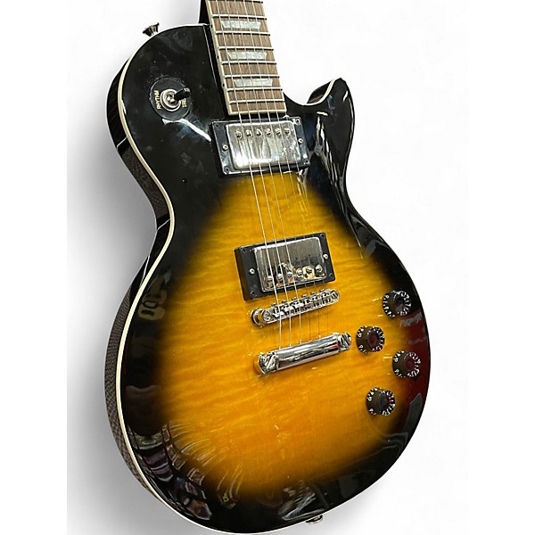 Used Epiphone Les Paul Tribute Plus Vintage Sunburst Solid Body Electric Guitar