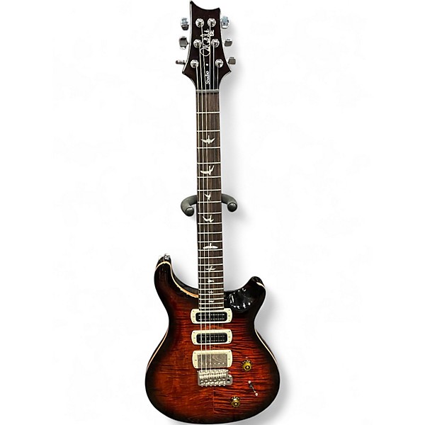 Used PRS SE studio orange tiger smokeburst Solid Body Electric Guitar