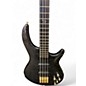Used Dean edge pro 4 Trans Black Electric Bass Guitar