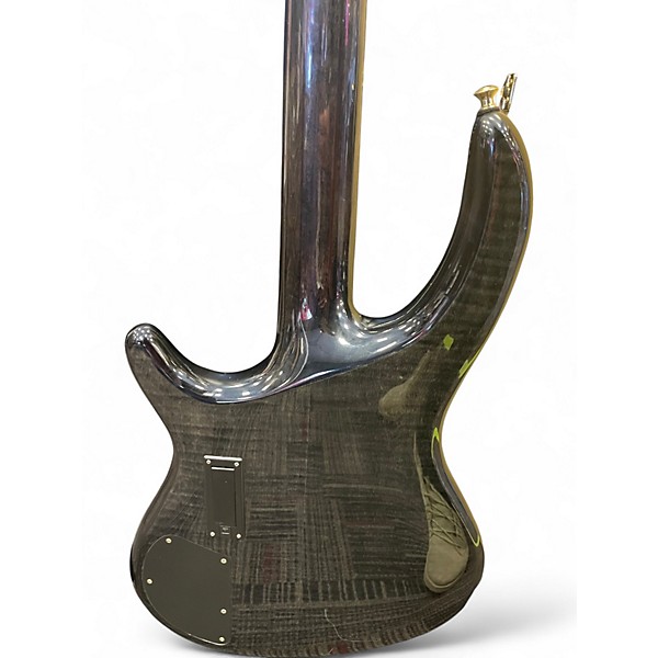 Used Dean edge pro 4 Trans Black Electric Bass Guitar