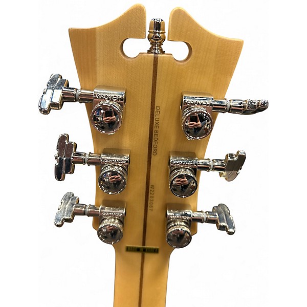 Used 2022 D'Angelico Deluxe Bedford Matte Walnut Solid Body Electric Guitar