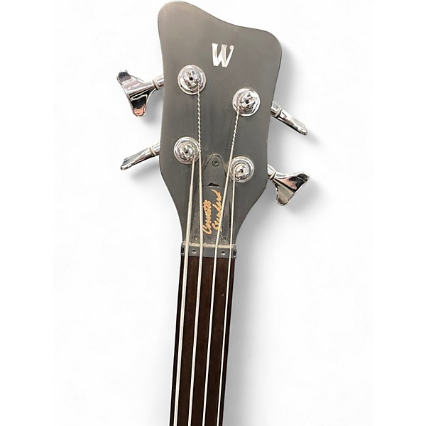 Used Warwick Pro Series Standard Corvette 4 String Fretless Natural Electric Bass Guitar