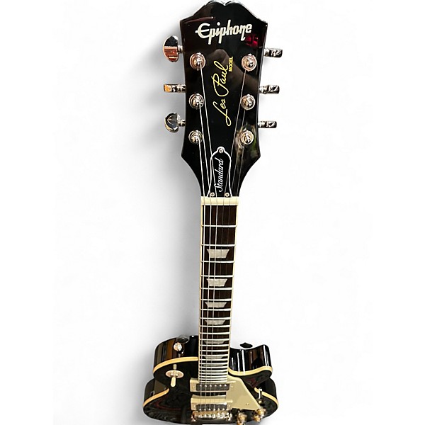 Used 2023 Epiphone Les Paul Standard 60's Black Solid Body Electric Guitar