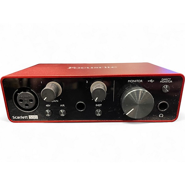 Used Focusrite Scarlett Solo Gen 3 Audio Interface