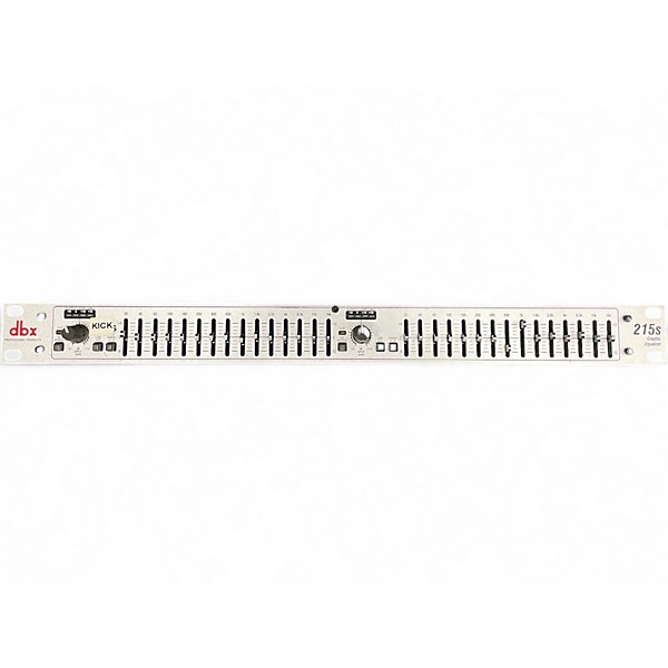 Used dbx 215S Dual Channel 15-Band Graphic Equalizer