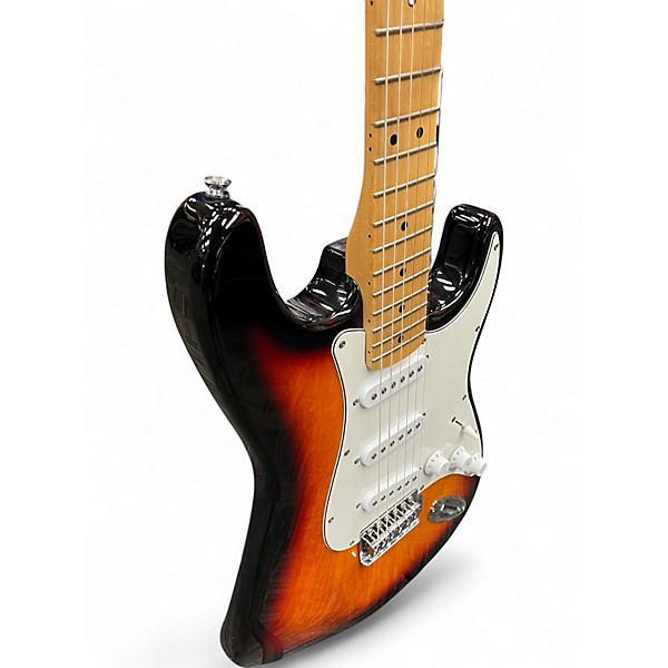 Used Starcaster by Fender Stratocaster 3 Color Sunburst Solid Body Electric Guitar