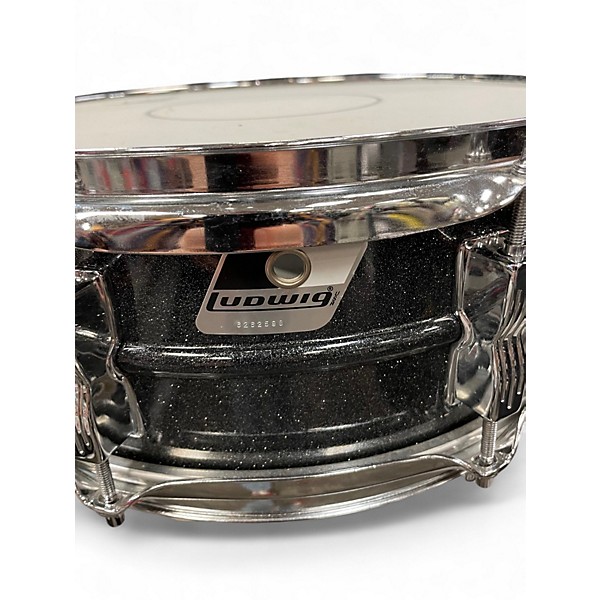 Used Ludwig 14in Acrolite Snare  BLACK GALEXY Drum