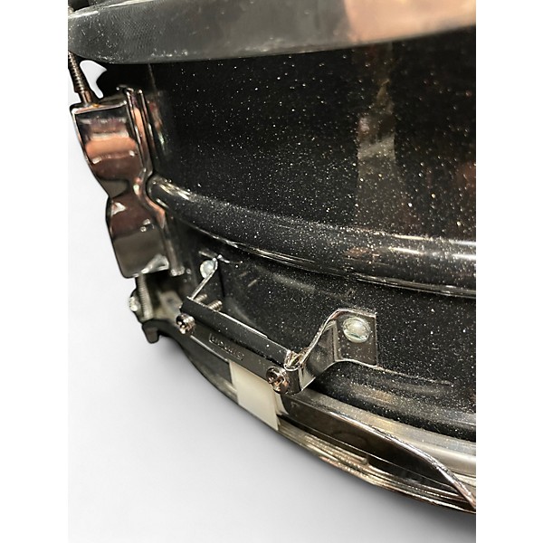 Used Ludwig 14in Acrolite Snare  BLACK GALEXY Drum