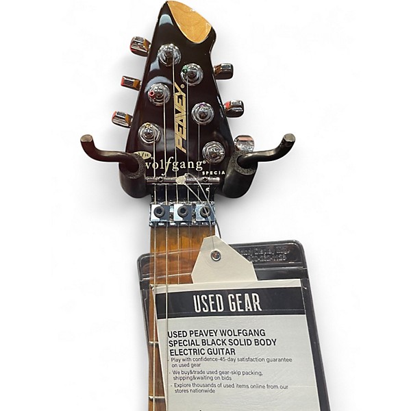 Used Peavey Wolfgang Special Black Solid Body Electric Guitar