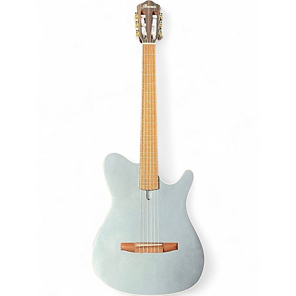 Used 2017 Ibanez FHR10N Royal Blue Saphire Classical Acoustic Electric Guitar