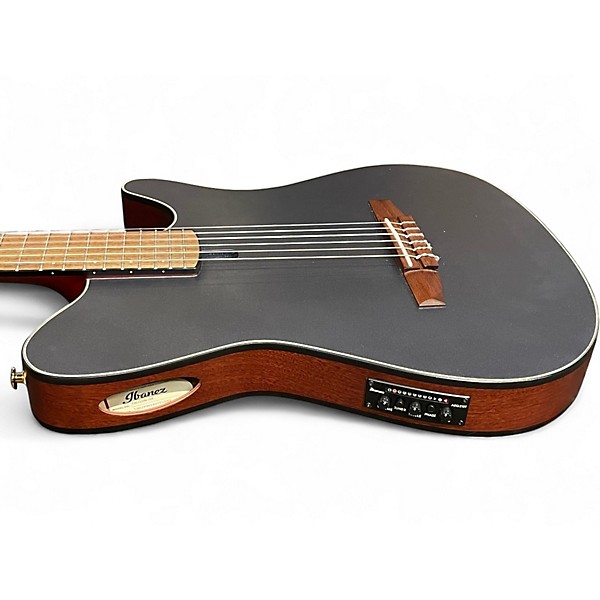 Used 2017 Ibanez FHR10N Royal Blue Saphire Classical Acoustic Electric Guitar